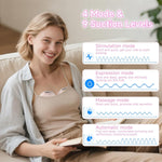 Wearable Breast Pump,Hands Free Upgraded Mobile Flow | S33, App Discreet Control with 3 Modes & 15 Levels, Portable Electric Breast Pump with 17/19/21/24MM Flange, Leak-Proof Design (2 Pack, Pink)