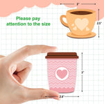 Fancy Land 24 Pads Cute Sticky Notes Self Sticky Notepads for Teachers Classrooms 720 Sheets Memo Pads Teacher Appreciation Nurse End of Year Graduation Gift Home Office Supplies Coffee Cup