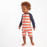 Gerber Toddler Boys' Rashguard, Stripe, 4T