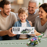 victob Helicopter Military Toy - Airplane with Lights and Music, Bump and Go Airplane Toys for Toddlers Boys Girls 3 4 5 6 7 8 Years Old, Easter Birthday Gift Toy for Kids