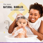 Alaffia Babies & Kids Bubble Bath, Lemon Lavender, Pump Included – Gentle Cleanser with Raw Shea Butter and Lemon Balm, 32 Fl Oz