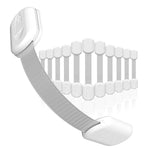 SKYLA HOMES Baby Locks (8-Pack) Child Safety Cabinet Proofing - Safe Quick and Easy 3M Adhesive Cabinet Drawer Door Latches No Screws & Magnets Multi-Purpose for Furniture Kitchen Ovens Toilet Seats