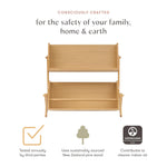 Babyletto Kids Tally Storage and Bookshelf in Honey, Greenguard Gold Certified