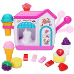 AugToy Bath Toys for Toddlers 3-5 Years, Ice Cream Foam Maker Bath Toys for Kids Ages 4-8, Bubble Pretend Cake Play Set Bathtub Toys Age 3 4 5 Year Old Girls Boys Valentines Easter Birthday Gifts Idea