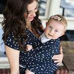 Boba Baby Wrap Carrier – Original Baby Sling Carrier for Newborns (7–35 lbs), Soft, Secure, Hands-Free & Ergonomic, Ideal for Comfortable Bonding, New Parents (Seville)