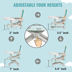 Dream On Me Munch N Go Booster Seat for Dining Table, Lightweight Compact Fold Travel Booster Seat, 3-in-1 Convertible, Four Level Height Adjustment and Easy Tray Removal