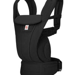 Ergobaby Omni Deluxe Baby Carrier for Newborn to Toddlers 0-48 Months (7-45 lbs) - 4-Position Breathable Mesh Baby Carrier with Ergonomic Support, Storage Pockets, and Sun Hood - Onyx Black