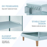SYKIARIOL Kids Nightstand,Kids Bedside Table,Teen Girls Night Stand,Toddler Night Stand,End Table for Girls Room Storage,Mint Green Nightstand