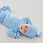 Newborn Girls and Boys Romper, Hi I’m New Here Long Sleeve Cotton Baby Clothes, Newborn Coming Home Outfit