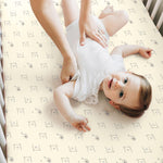 KeaBabies 2-Pack Baby Crib Sheets for Boys, Girls - 52x28 Viscose Derived from Bamboo Toddler Bed Sheets Neutral, Fitted Crib Mattress Cover for Standard Baby Bedding, Soft & Cozy (Bumble Bear)