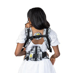 LÍLLÉbaby Complete Airflow Deluxe Ergonomic 6-in-1 Baby Carrier Infant to Toddler with Lumbar Support (7-45 Pounds), 360 Degree Baby Wearing, Inward and Outward Facing (Shibori/Black)