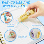 24 Pcs Cute Retractable Eraser for Pencils | Kawaii School Supplies Erasers| Back to Schools Essentials|Cute Erasers Supplies| Easter Basket Stuffers| Perfect Back to School Gifts & Party Favors
