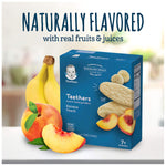 Gerber Teethers VariPk,1 Banana Peach 1 Strawberry Apple Spinach, 2 CT
