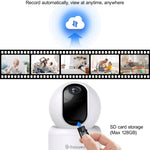 GALAYOU Indoor Security Camera 2K, 360 Degree 2.4G WiFi Home Security for Baby/Pet/Elder/Nanny with Night Vision, 24/7 SD Card Storage, Works with Alexa and Google Assistant G2-2Pack