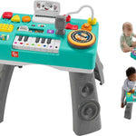Fisher-Price Laugh & Learn Baby & Toddler Toy Mix & Learn DJ Table Musical Activity Center with Lights & Sounds for Ages 6+ Months