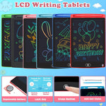 Yidedraw 6 Pack LCD Writing Tablet for Kids Toys 8.5 Inch Colorful Doodle Board Bulk, Eye-Protection Drawing Pad Toddler Travel Essentials Toys for 3-8 Year Old Boys Girls, Birthday Xmas Gifts