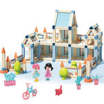 Dollox Dollhouse Creative Building Blocks, 233-Piece 3D Princess Castle Building Toy Set DIY Blocks Toys Montessori Toy Gifts for Age 5 6 7 8 Year Old