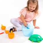 Melissa & Doug Sunny Patch Seaside Sidekicks Sand Baking Set-Beach Toy, Outdoor Play for Kids Ages 3+