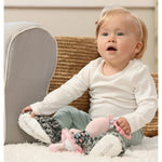 Fruit of the Loom Cozy Thermal Wrap Booties with Non-Slip Grips for Baby & Toddler Girls, Boys, Unisex - Midnight (12-18 Months)
