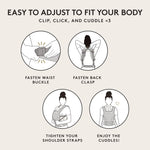 Baby Tula Explore Carriers - Breathable Baby Carrier Newborn to Toddler - Adjustable Toddler Carrier - Multiple Ergonomic Positions Front and Back - Ergonomic Fit for 7-45 lb - Linen, Dove