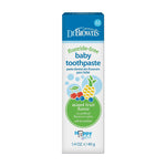 Dr. Brown’s Fluoride-Free Baby Toothpaste, Infant & Toddler Oral Care, Mixed Fruit, 1-Pack, 1.4oz/40g, 0-3 Years