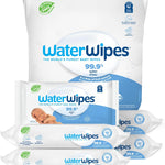 WaterWipes Original Baby Wipes, 99.9% Water-Based Wipes, Unscented & Hypoallergenic for Sensitive Skin, 240 Count (4 Packs), Packaging May Vary