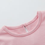 pureborn Baby Girls Dress Long Sleeve Swing Dress Cotton Playwear Dress Casual A-Line Dresses Pink 18-24 Months