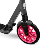 Radio Flyer Kickstart Max, Lightweight and Foldable Two-Wheel Kick Scooter Ages 8+, 220 lb Max, Large Wheels and Front Suspension for Smooth Ride