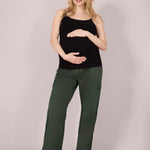 Motherhood Maternity Under Belly Utility Cargo Pregnancy Pant, Deep Depths, Small