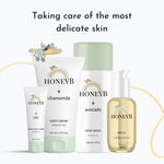 HONEYB Diaper Rash Cream with Zinc and a Powerful Blend of Natural Ingredients – Non-Toxic Formula, 2 fl oz