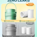 22oz Breast Milk Cooler Bottle for Travel & Outdoor Use, Portable Breastmilk Chiller with 24-Hour 360° Cooling, Larger Capacity with 2 Baby Bottles for Breast Milk Storage