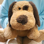 Floppy Stuffed Dog Puppy Plush Toy, Huggable Beagle Labrador Retriever Stuffed Animal Dogs for Kids Girls Boys Baby Birthday Gift, 20 inch, Brown