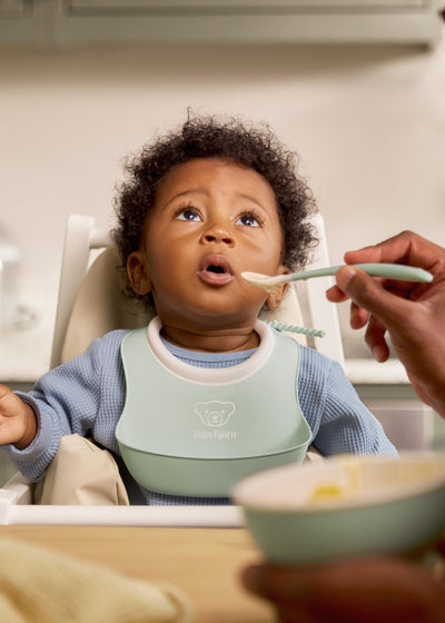 BabyBjörn Feeding Spoon, 2-Pack, Powder Green