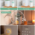 Momcozy Baby Bottle Warmer for Breast Milk Formula Food, Fullest Nutrients Preserved, Fast Heat, Night Light for Nighttime Breastfeeding, One-Touch Easy Use, Newborn Essentials Supplies Gift for Mom