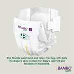 Bambo Nature Hypoallergenic Baby Diapers, Eco-Labeled Diapers, Enhanced Leakage Protection, Totally Chlorine-Free, Skin Friendly, and Super Absorbent - Size 2 (30 Count)