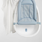 Skip Hop Baby Bath Tub 4-in-1 Grow with Baby Infant to Toddler Bathtub with Supportive Sling and Sit-Up Support Wave Age 0m+