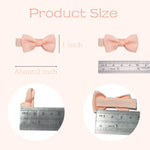 CÉLLOT Baby Hair Clips 50 Pieces 25 Colors in Pairs Baby Girls Fully Lined Bows Hair Pins Tiny 2" Hair Bows Alligator Clips for Girls Infants Toddlers