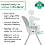 Ingenuity Trio Foldaway 6-in-1 Baby High Chair, 6 Ways to Use, Toddler Chair, Foldable Legs, 6M-5Y - Quill