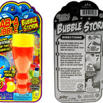 JA-RU Mini Handheld Bubble Blower with Non Toxic Bubble Solution | Touchable Bubbles for Kids | Stress Relief Fidget Toy | Bubble Party Favors for Kids (1 Pack) 1508-1A