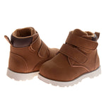 French Toast FT Casual Boots Ankle High Workboot - Trekking Walking Climbing Hiking Boot for Kids - Tan (Size 5 Toddler)