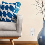 YUNLEX 2 Pack Plug in Dimmable Night Light, Square , Auto Dusk to Dawn Sensor, LED Wall Night Light, Soft Glow, Amber Night Light for Bathroom, Hallway, Stairs, Kitchen, Bedroom, Garage