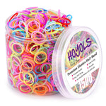 HOYOLS Baby Hair Ties Hair Rubber Bands for Toddler Infants Kids Girls Thin Small Hair Elastics TPU 1500 Piece Pack