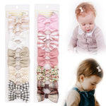 20pcs Baby Girl Hair Bow Clips Fully Lined Alligator Clips Non Slip Baby Barrettes Hair Accessories for Babies Infant Toddlers Kids