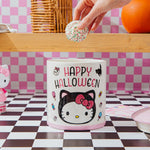 Silver Buffalo Sanrio Hello Kitty and Friends Featuring My Melody, Kuromi, and Pompompurin Rainbow Ombre Stainless Steel Tumbler with Handle and Straw, Fits in Standard Cup Holder, 40 Ounces