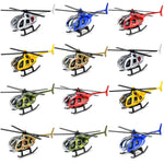 Tcvents 12PCS Diecast Helicopters Toy, Mini Alloy Toy Helicopter for Kids 3 4 5 6 7 Years Old, Small Toys Airplane Military Model Planes for Toddlers Boys 3-8 Years Birthday Gift Party Favors