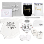 New Mom Gifts for Women, Top Pregnancy Gifts for New Parents Gender Reveal Gifts with Mom and Dad Tumbler Set for First Time Moms, Expecting Parents to Be, Gender Reveal, Baby Shower…