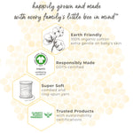 Burt's Bees Baby Beekeeper Wearable Blanket Winter, Organic Cotton Swaddle 0.5 or 1.5 TOG, Baby Infant Wearable Blanket & Essentials Shower Gift