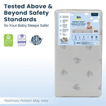 Serta Perfect Start Deluxe Limited Dual Sided Baby Crib Mattress and Toddler Mattress, GREENGUARD Gold Certified, Firm Support, Waterproof, 7 Year Warranty, Made in USA