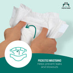 Amazon Brand - Mama Bear Gentle Touch Baby Diapers, Size 1, Leak Protection, Wetness Indicator, Umbilical Cord Cutout, 200 Count (4 packs of 50)