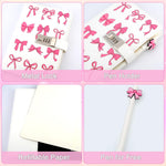 Diary with Lock for Girls Ages 8-12, Pink Bow Journal with Lock for Teen Girls, Birthday Gifts for Girls Diary for Kids with Pen, Coquette Preppy Secret Diary Notebook for Girls Women, Gift for 7 8 9 10 11 12 13 14 15 Year Old Girl